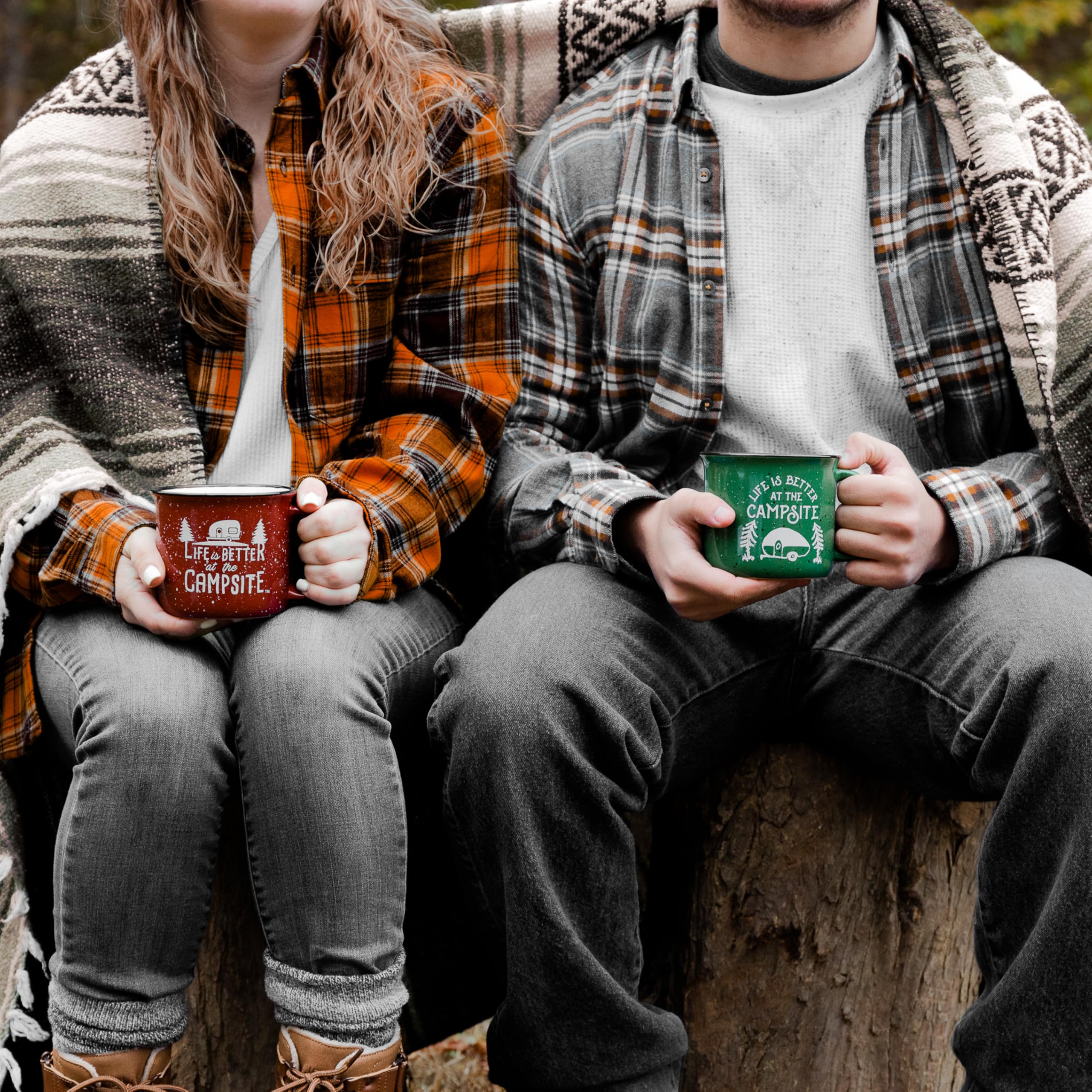Camco microwave-safe mug: quick reheats for outdoor drinks.