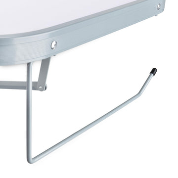 Camco Olympian Deluxe table quick assembly for fast setup.