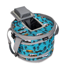 Camco Pop-Up Cooler displaying a 12-pack capacity for beverages.