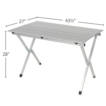 Camco storage bag for roll-up table keeps parts organized away.