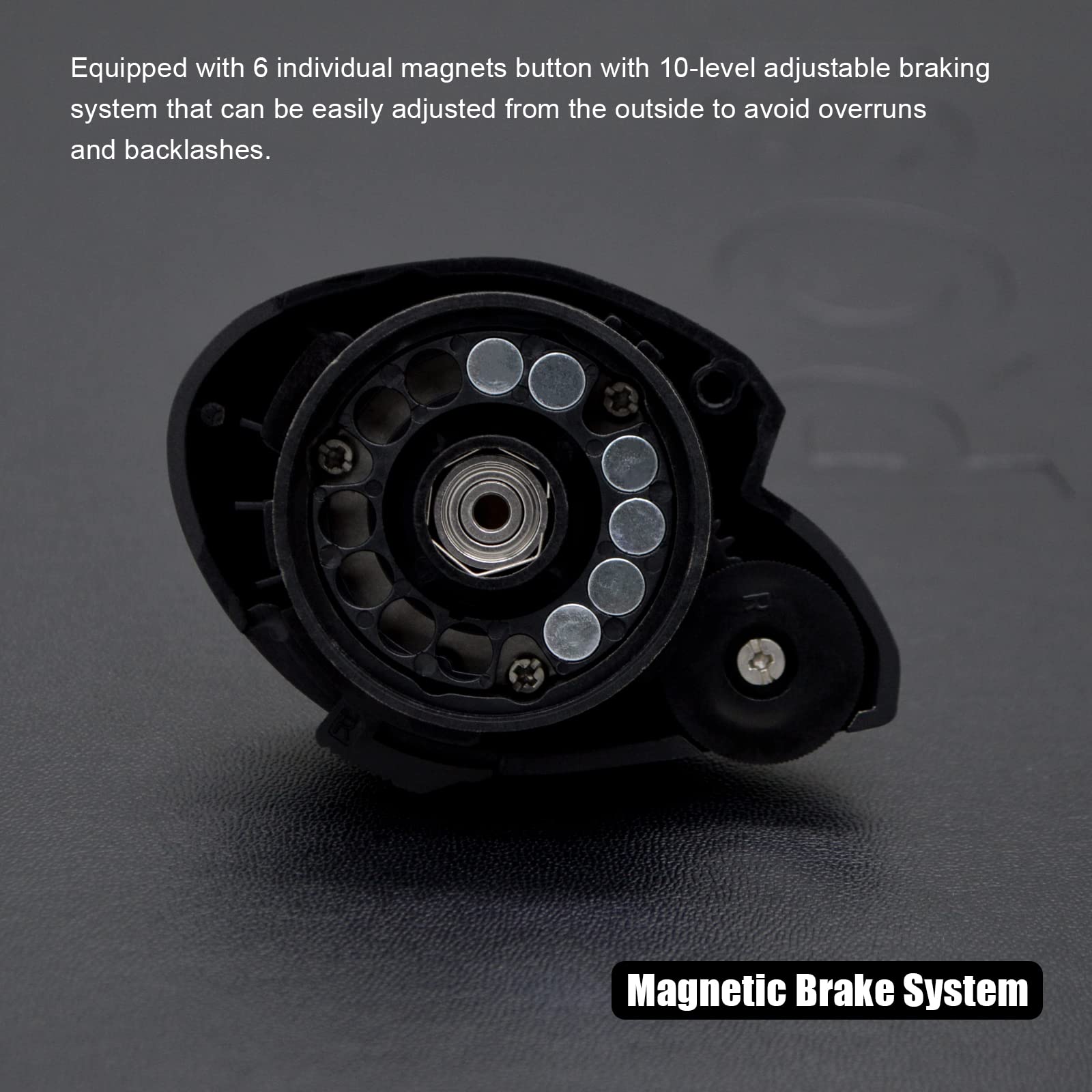 Low-profile baitcasting reel designed for comfortable palm grip