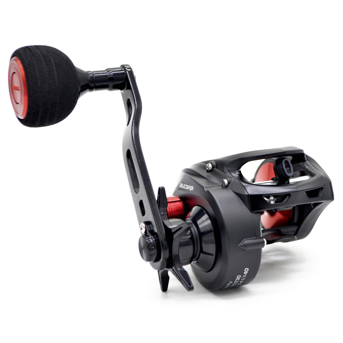Front view of CAMEKOON Bucara 300 baitcasting reel