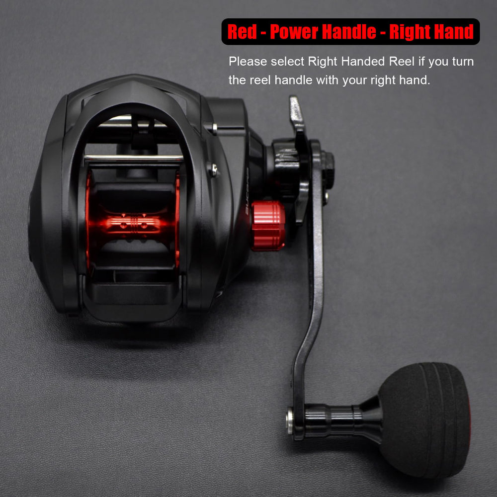 Side view of Bucara 300 baitcasting reel