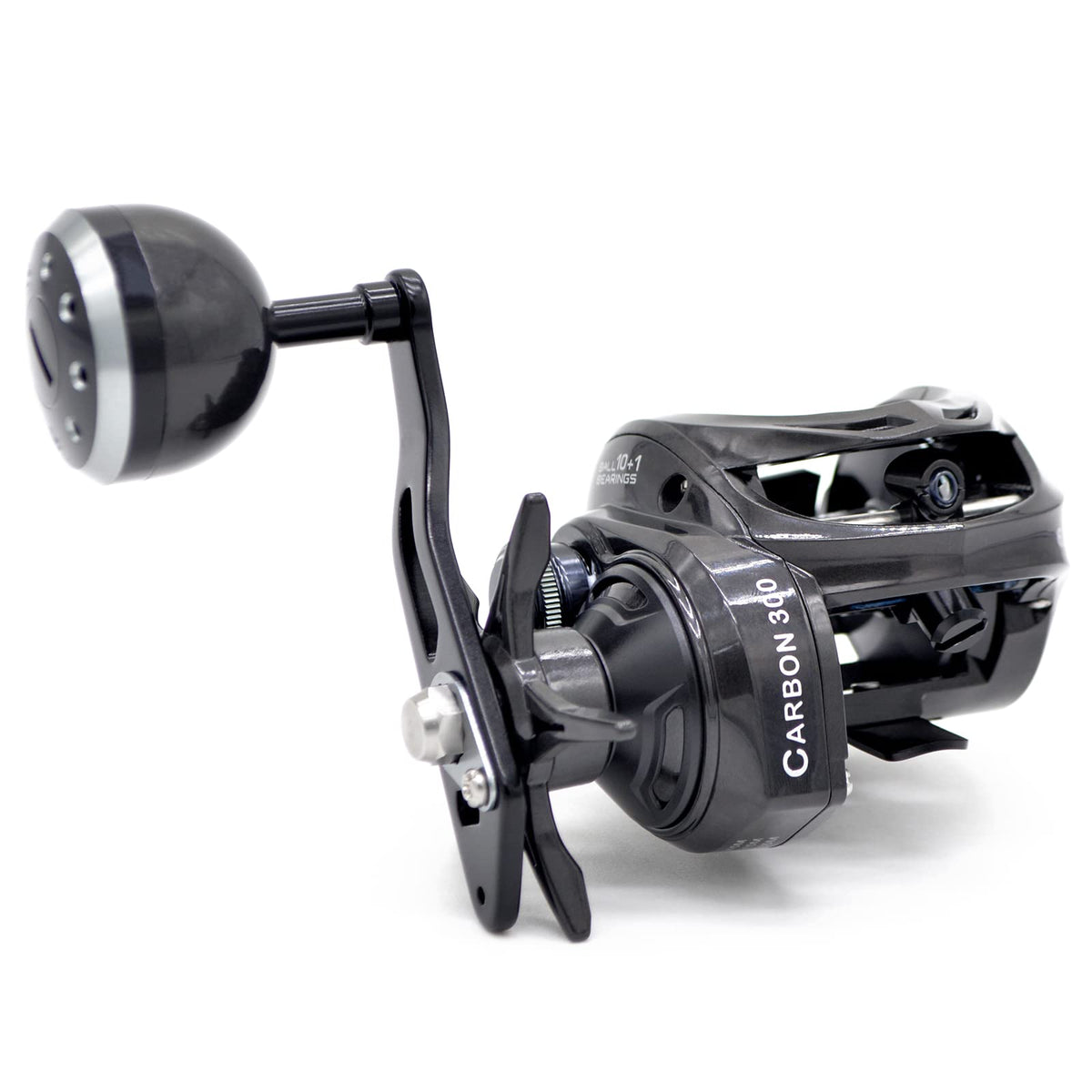 Close-up of CAMEKOON Carbon 300 reel body