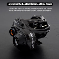 Top view highlighting gear and dial on Carbon 300