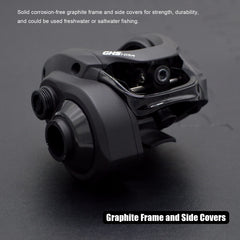 CAMEKOON GHS105 baitcasting reel top view