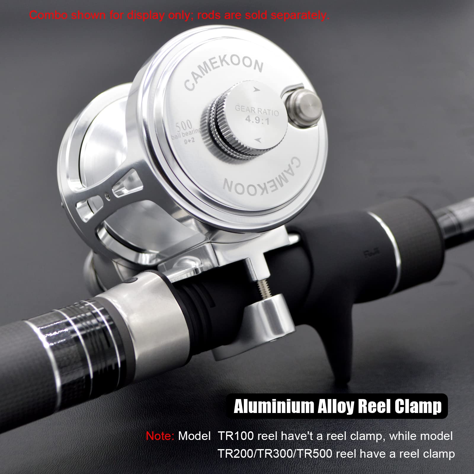 Camekoon TR forged aluminum spool with anti rust pin for secure line release