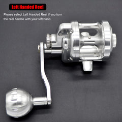 CAMEKOON TR spool and drag system captured for smooth, reliable power during jigging.