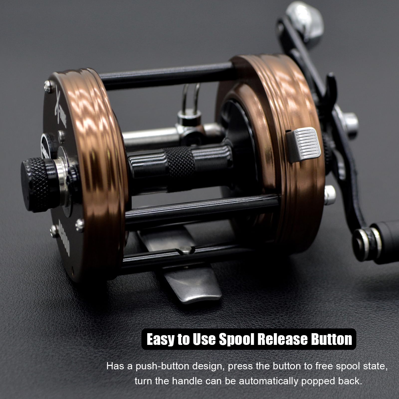 CAMEKOON X-Tribe 4+1 stainless bearings with anti-reverse ensure reliable retrieves