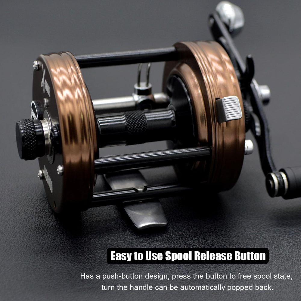 CAMEKOON X-Tribe 4+1 stainless bearings with anti-reverse ensure reliable retrieves