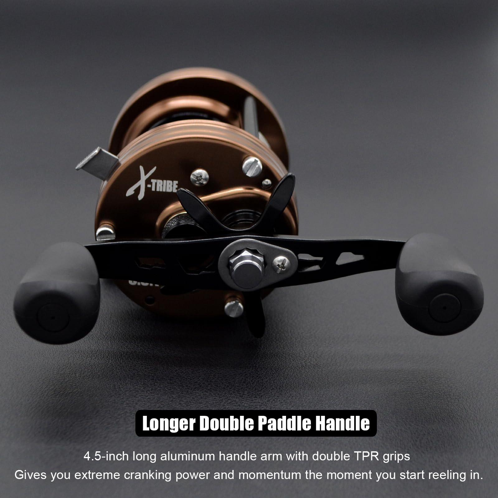 CAMEKOON X-Tribe non-slip grips and double paddle handle improve control
