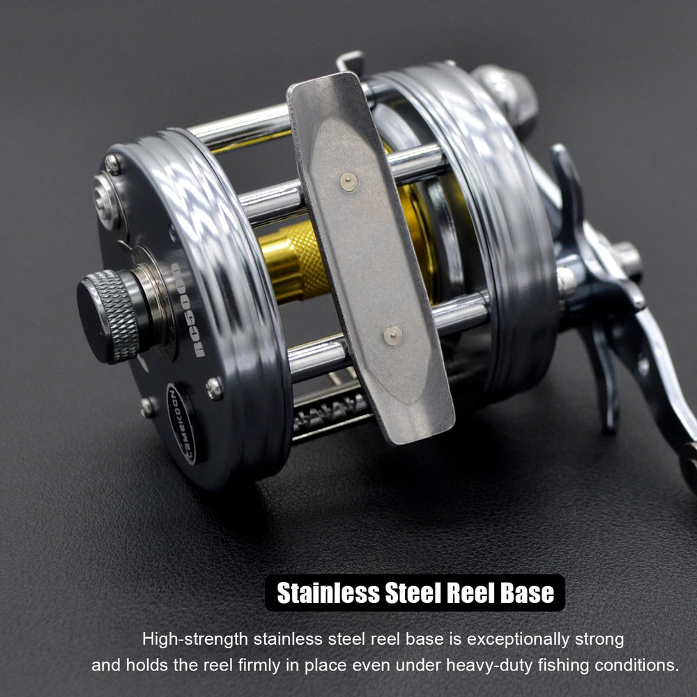 CAMEKOON X-Tribe reel handles showing non-slip grip and leverage