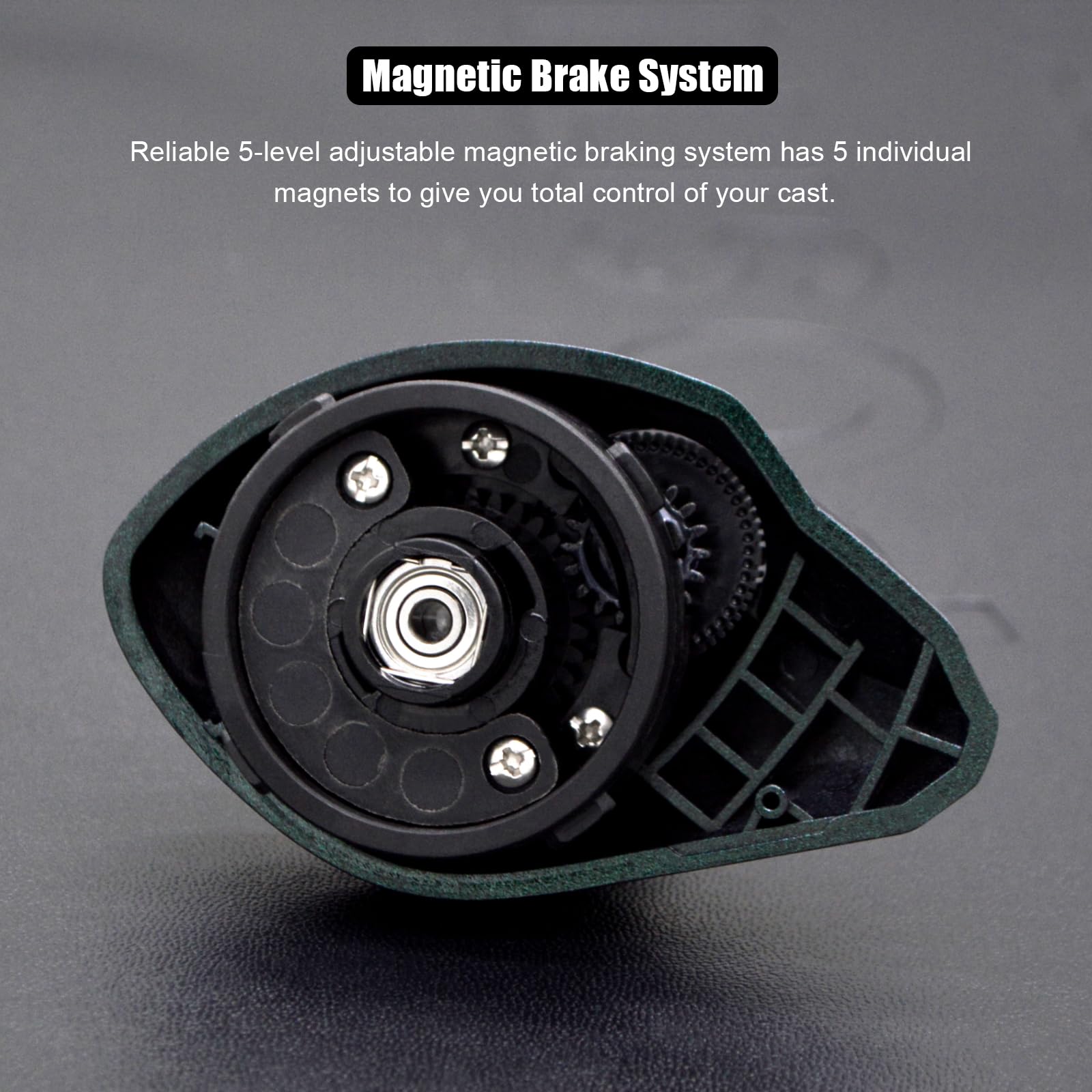 Chameleon 200 external magnetic braking system close-up