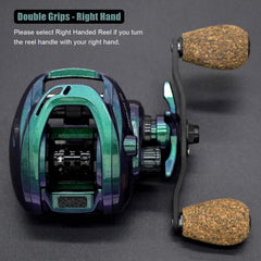 Chameleon 200 baitcasting reel side view