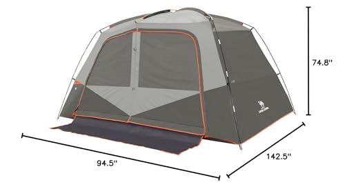 CAMEL CROWN 6-person tent outdoor campsite setup for family trips