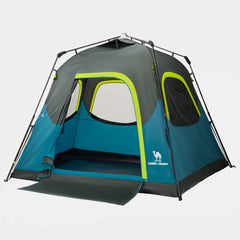 CAMEL CROWN ink-blue instant tent demonstrates 60-second setup for stress-free trips