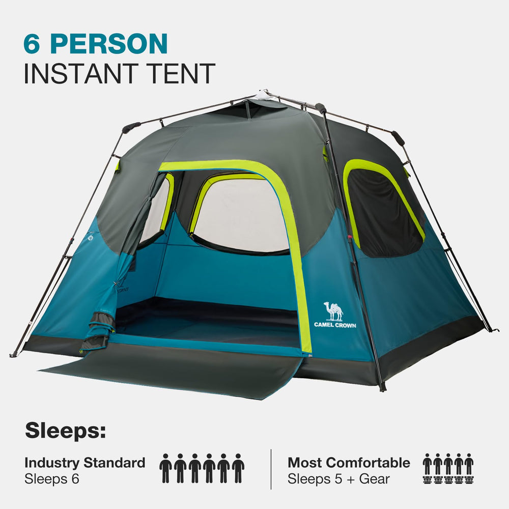 CAMEL CROWN ink-blue tent carries a compact carry bag for easy transport