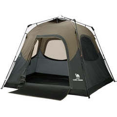Camel Crown instant tent demonstrates 60 seconds setup for quick family camping
