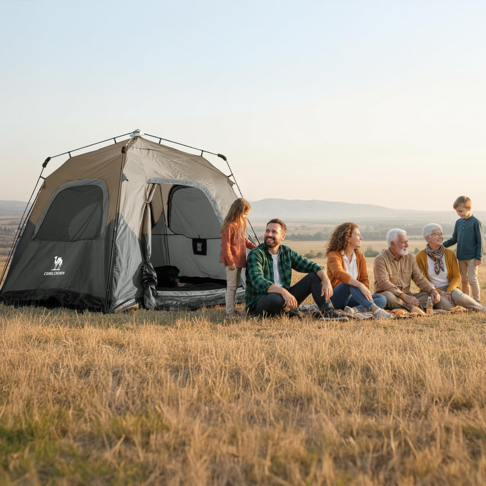 Camel Crown versatile tent for hiking fishing and family trips