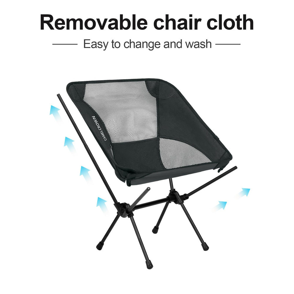 Camel Crown heavy-duty seating supports up to 176/265 lbs with comfort.