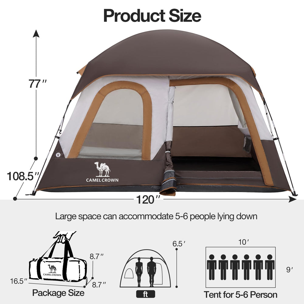 Camel Crown compact portable storage bag ideal for backpacking trips.