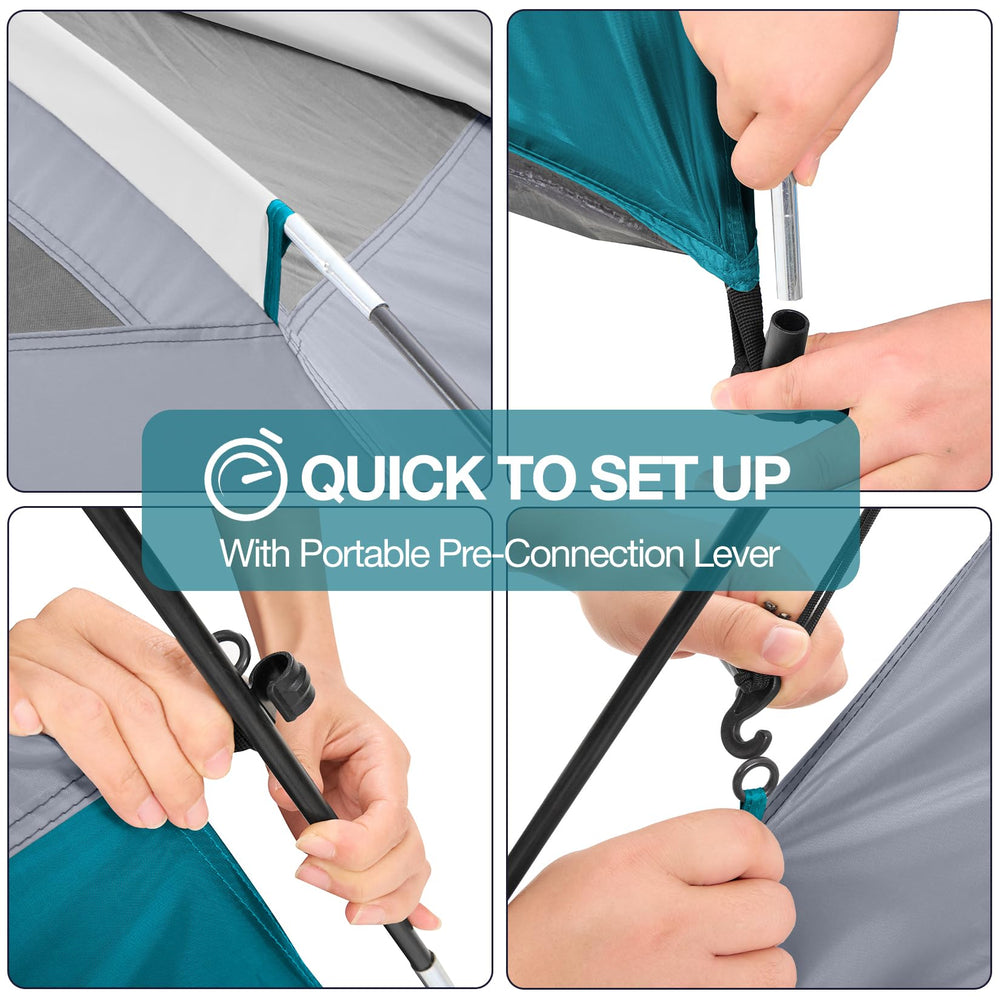 CAMEL CROWN tent easy-setup with compact storage bag for travel.