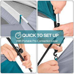 CAMEL CROWN tent easy-setup with compact storage bag for travel.