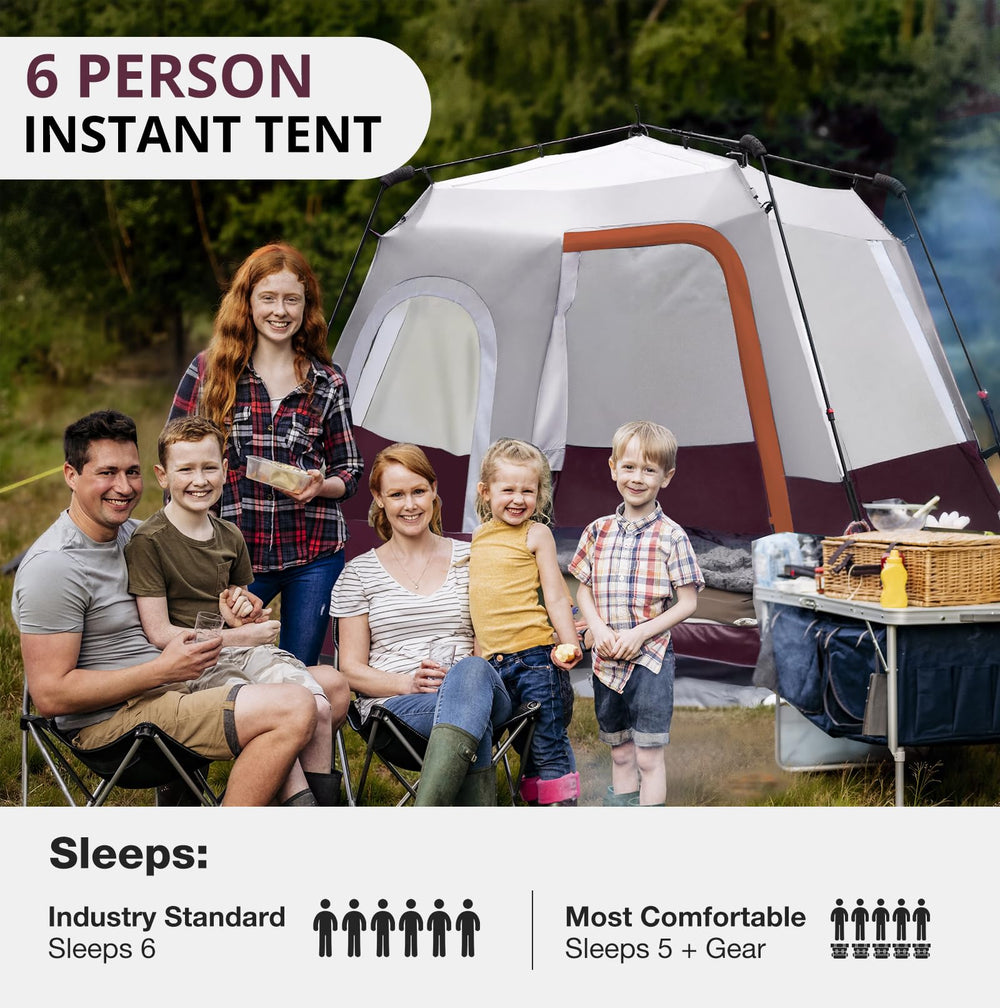Camel Crown tent windproof-stability-system stays sturdy in windy beach conditions.