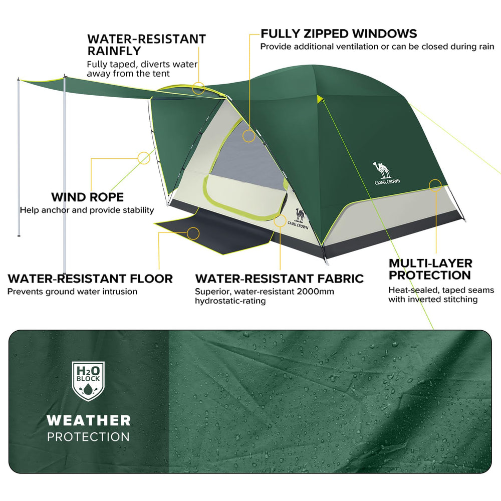 CAMEL CROWN compact carry bag supports portable outdoor adventures.