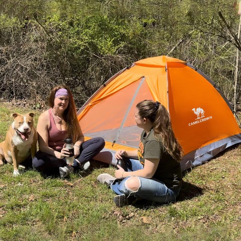 Camel Crown tent waterproof shell protects against rain.