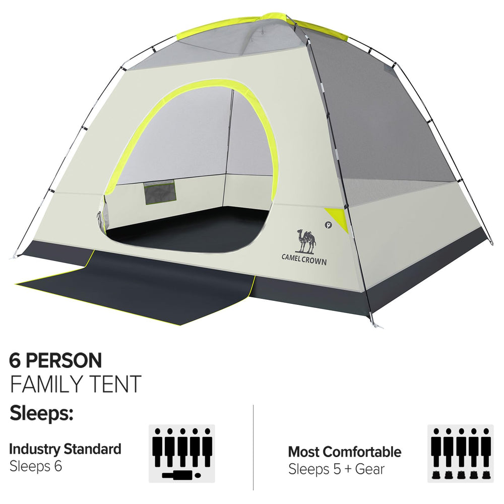 CAMEL CROWN easy setup in 10 minutes for quick camping trips.