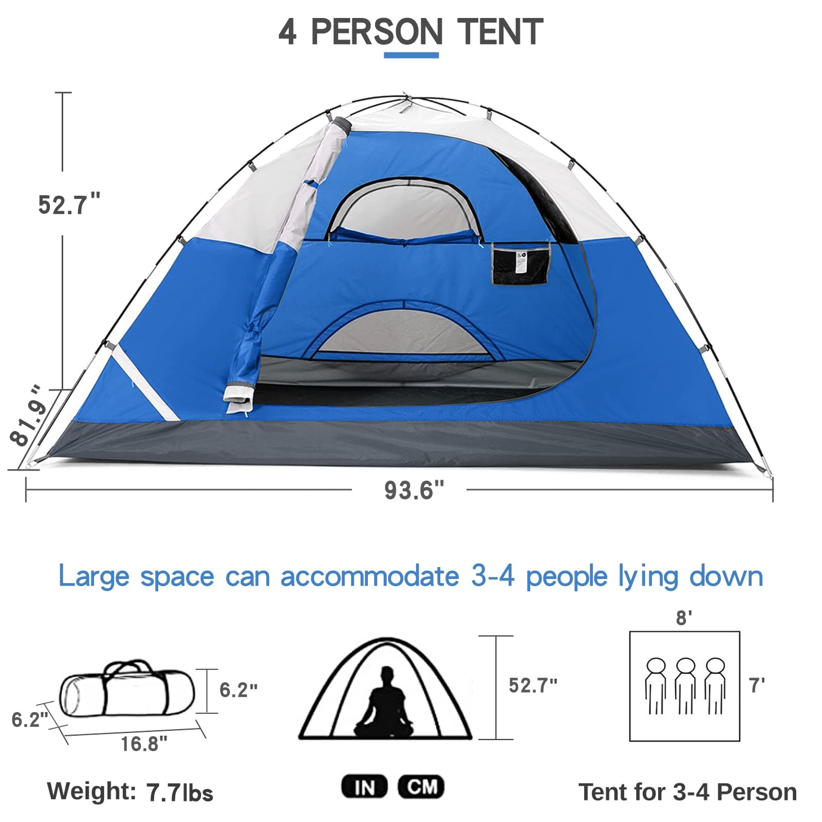 CAMEL CROWN tent setup in woods demonstrates quick assembly for weekend adventures