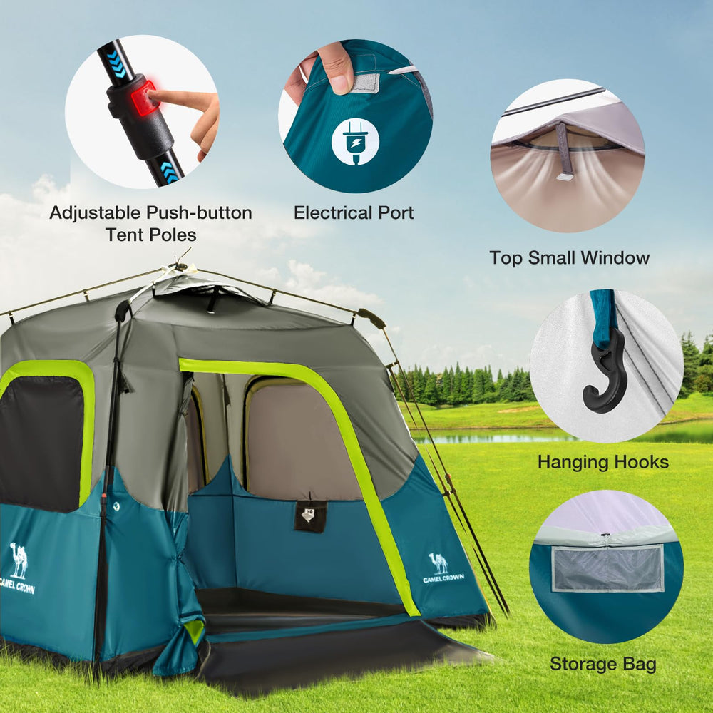 Camel Crown waterproof-2000mm-coating keeps rain-ready performance
