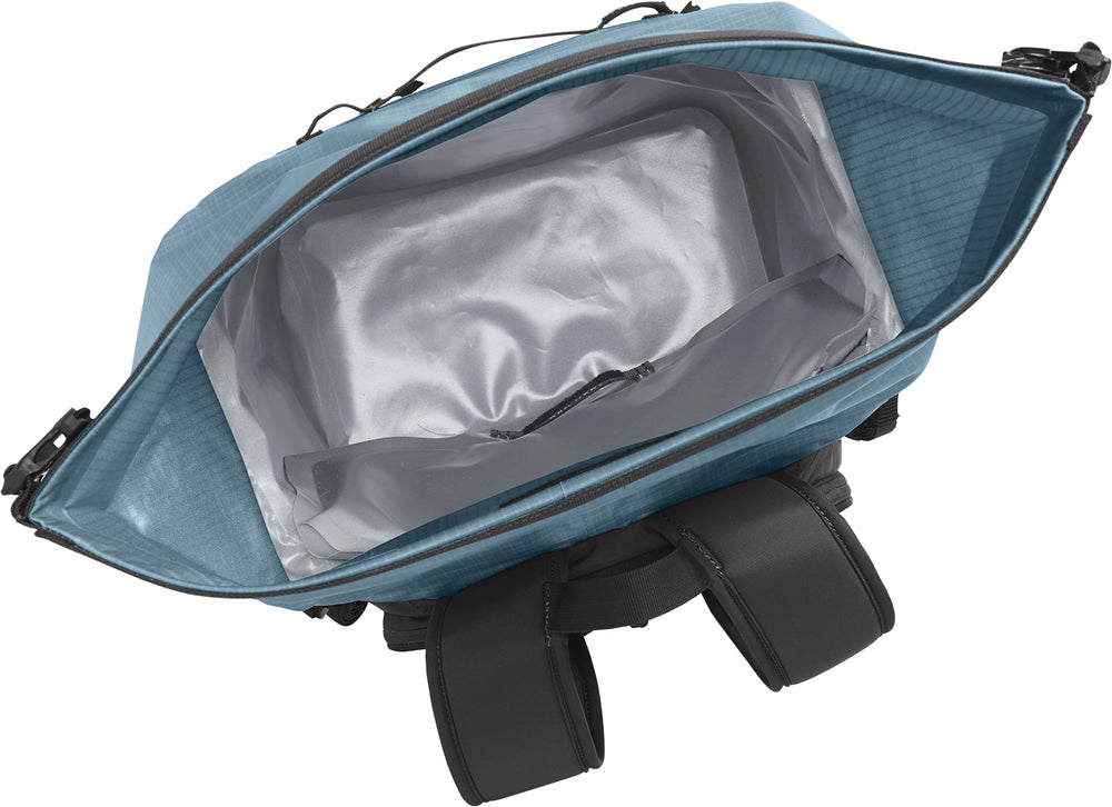 CamelBak ChillBak Pack 30 internal 6L Fusion reservoir visible behind back panel.