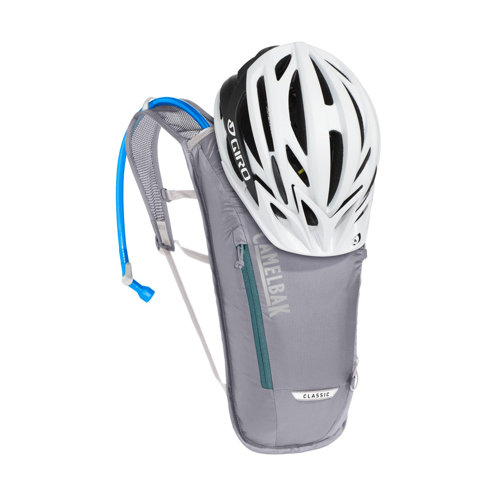 CamelBak Classic Light bungee overflow with helmet carry for quick storage