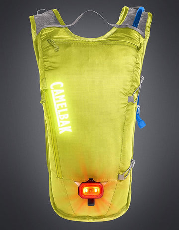 CamelBak Classic Light helmet carry demonstrates practical on-trail versatility.