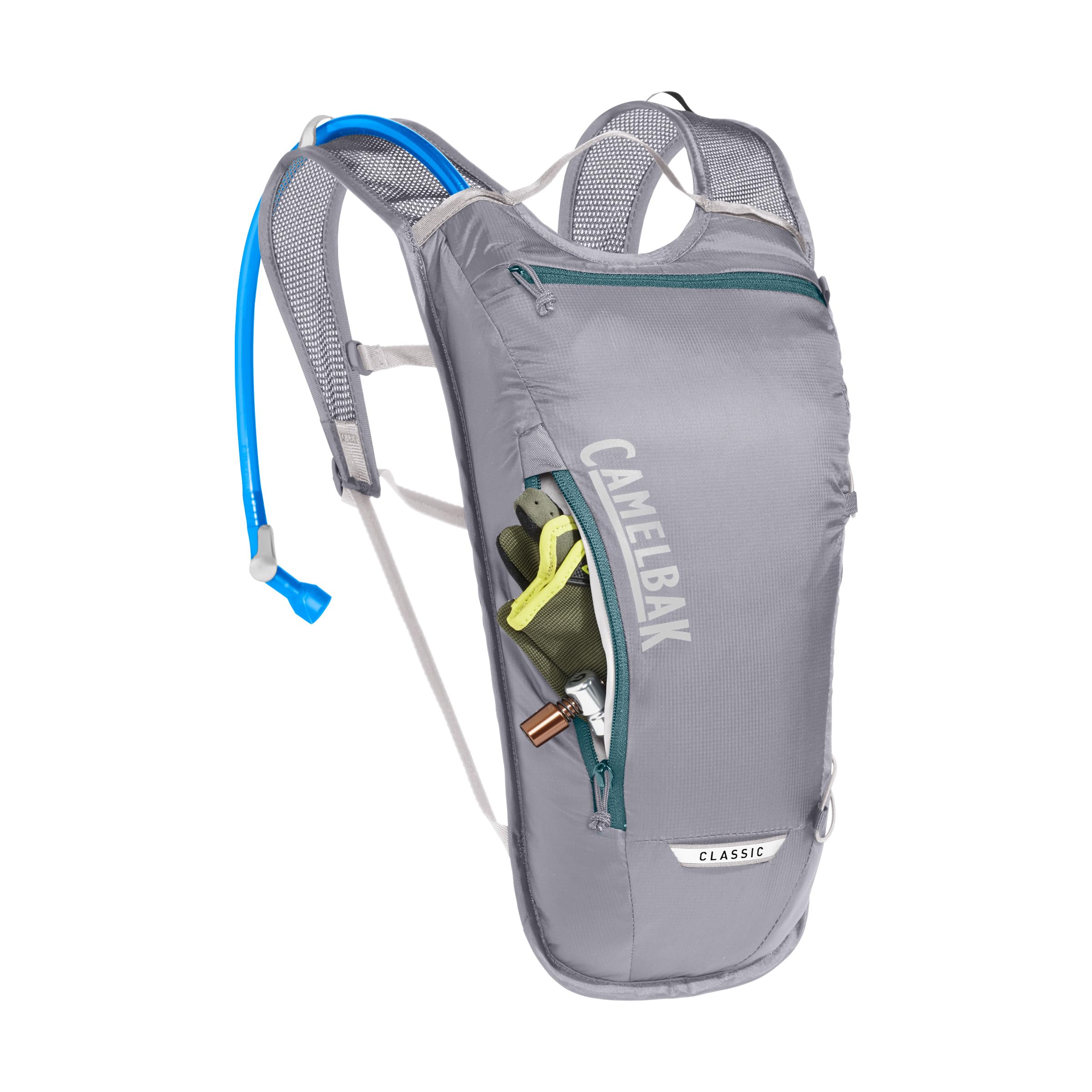 CamelBak Classic Light reflective accents and light loop improve visibility