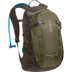 CamelBak Cloud Walker hydration pack with asymmetrical zipper access for easy trail access
