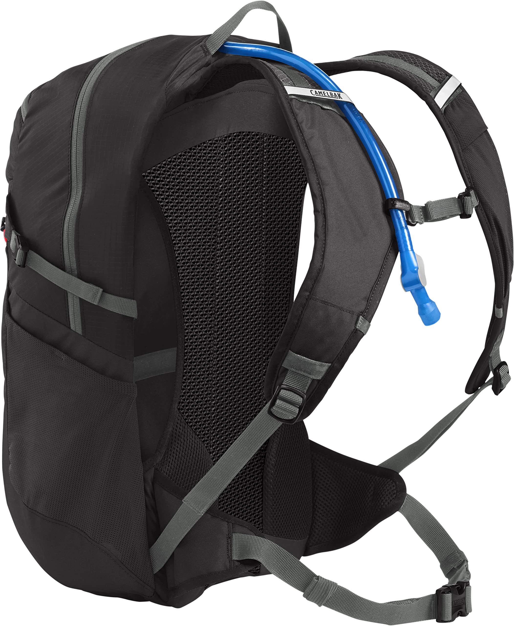 CamelBak Fourteener 24 back panel highlights airflow and reduced weight during climbs.