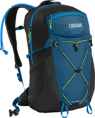 CamelBak Fourteener 26 full pack on trail, engineered for all-day comfort.