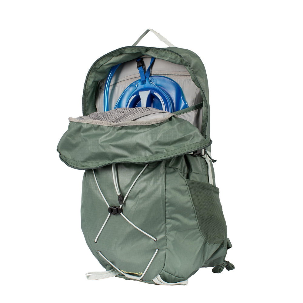 CamelBak Fourteener 26 padded hip belt boosts stability on uneven terrain.