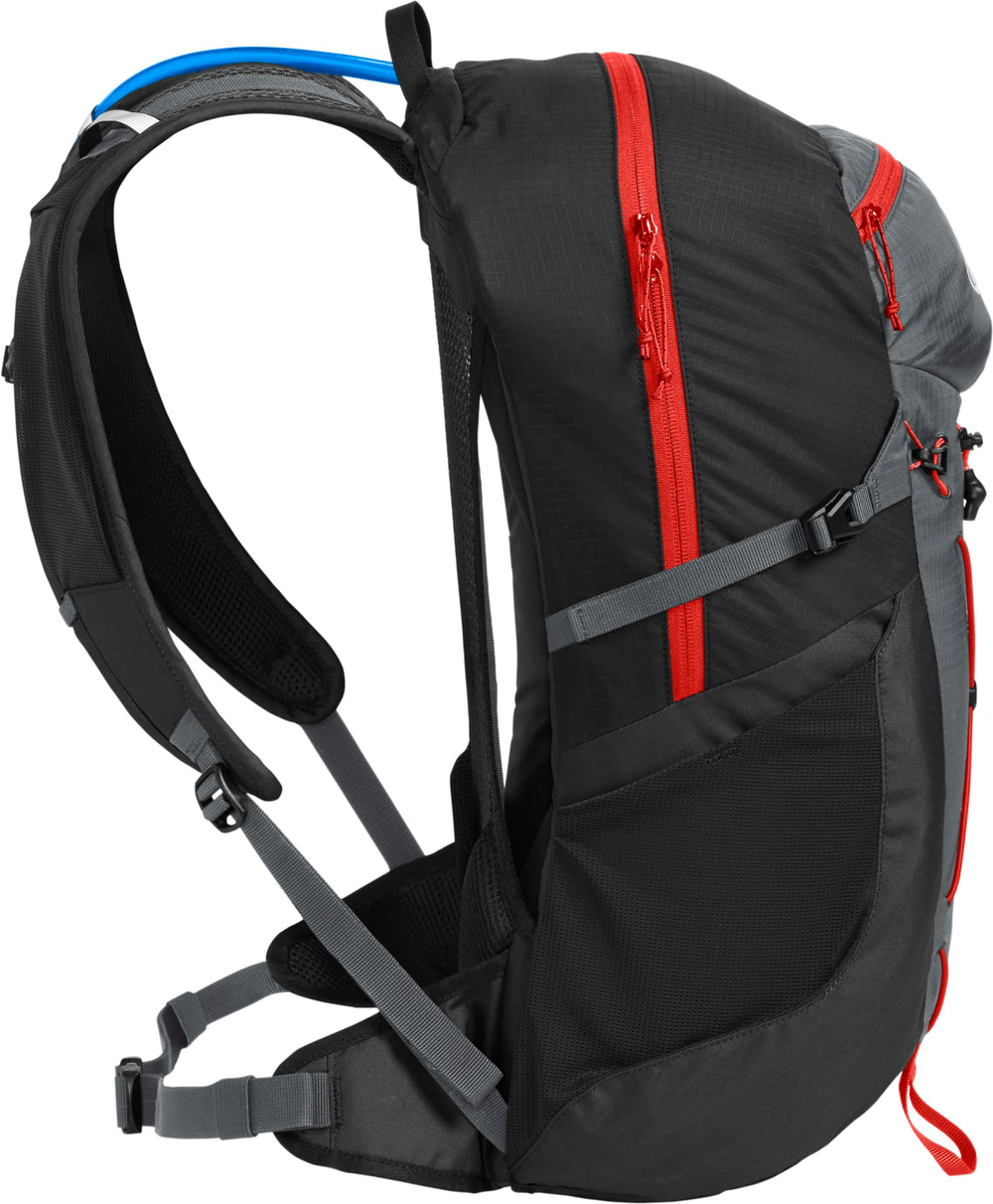 Trekking pole attachments ready for versatile trail setups.