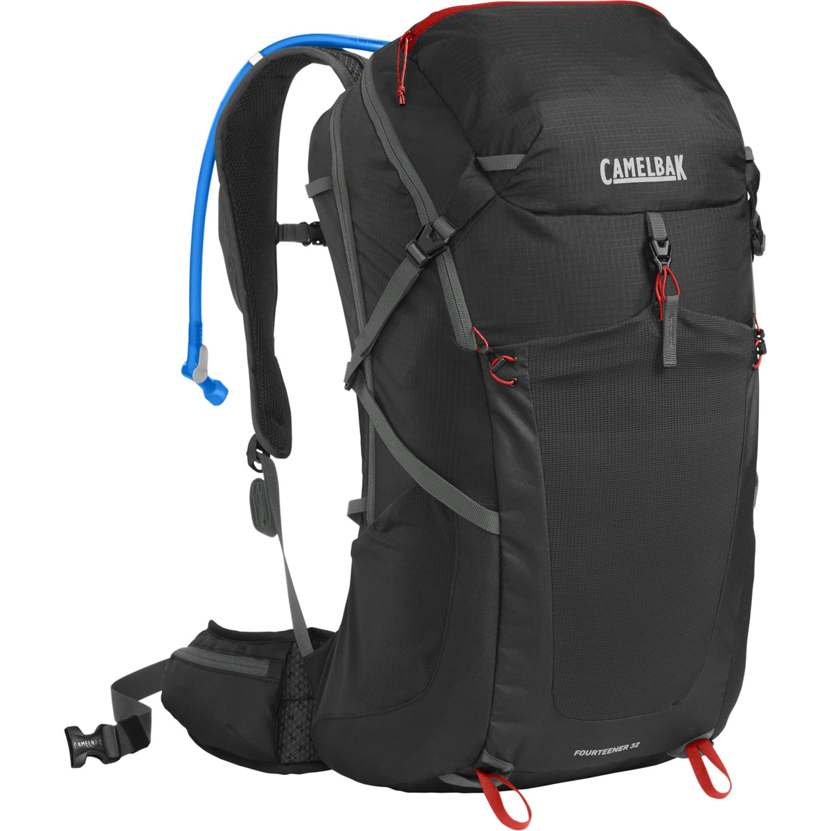 CamelBak Fourteener 32 hiking backpack front view with breathable back panel and ample storage for all-day hikes
