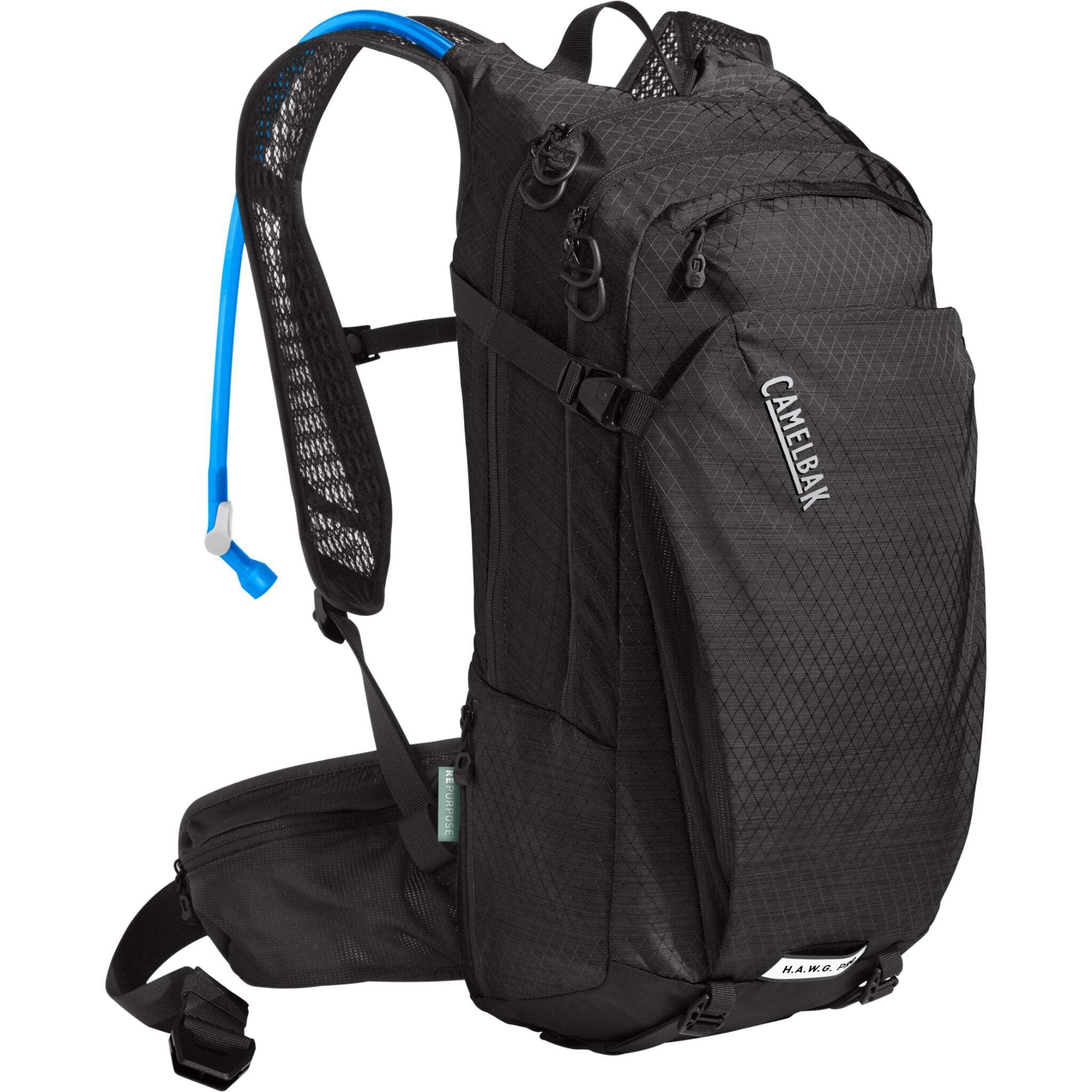 CamelBak H.A.W.G. Pro 20 backpack on trail for all-day hydration