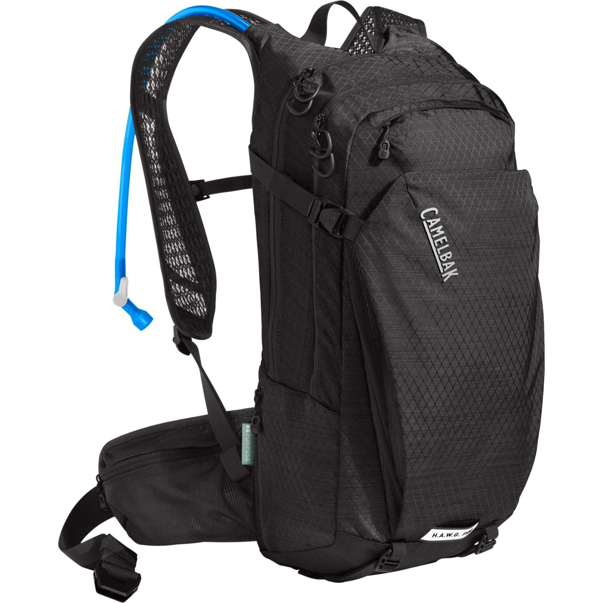 CamelBak H.A.W.G. Pro 20 backpack on trail for all-day hydration