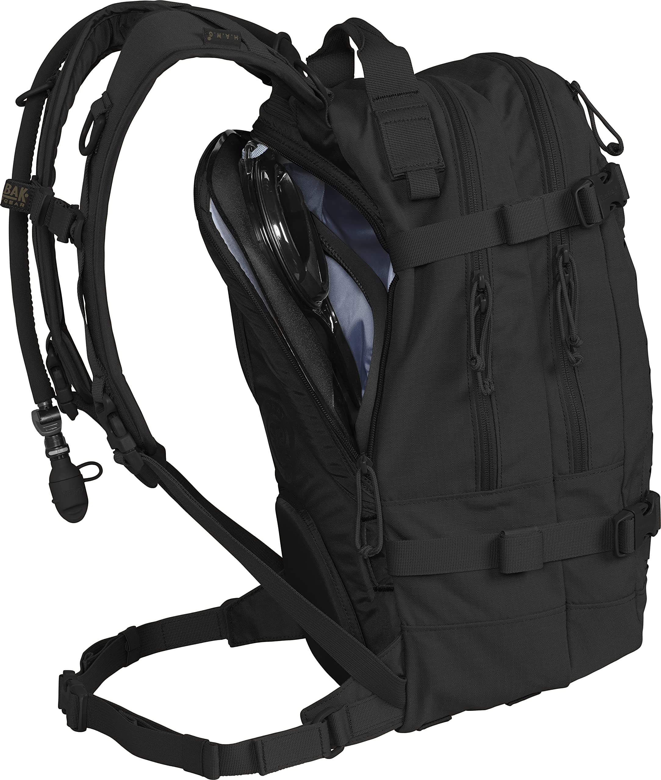 CamelBak H A W G tube routing options support flexible hydration access