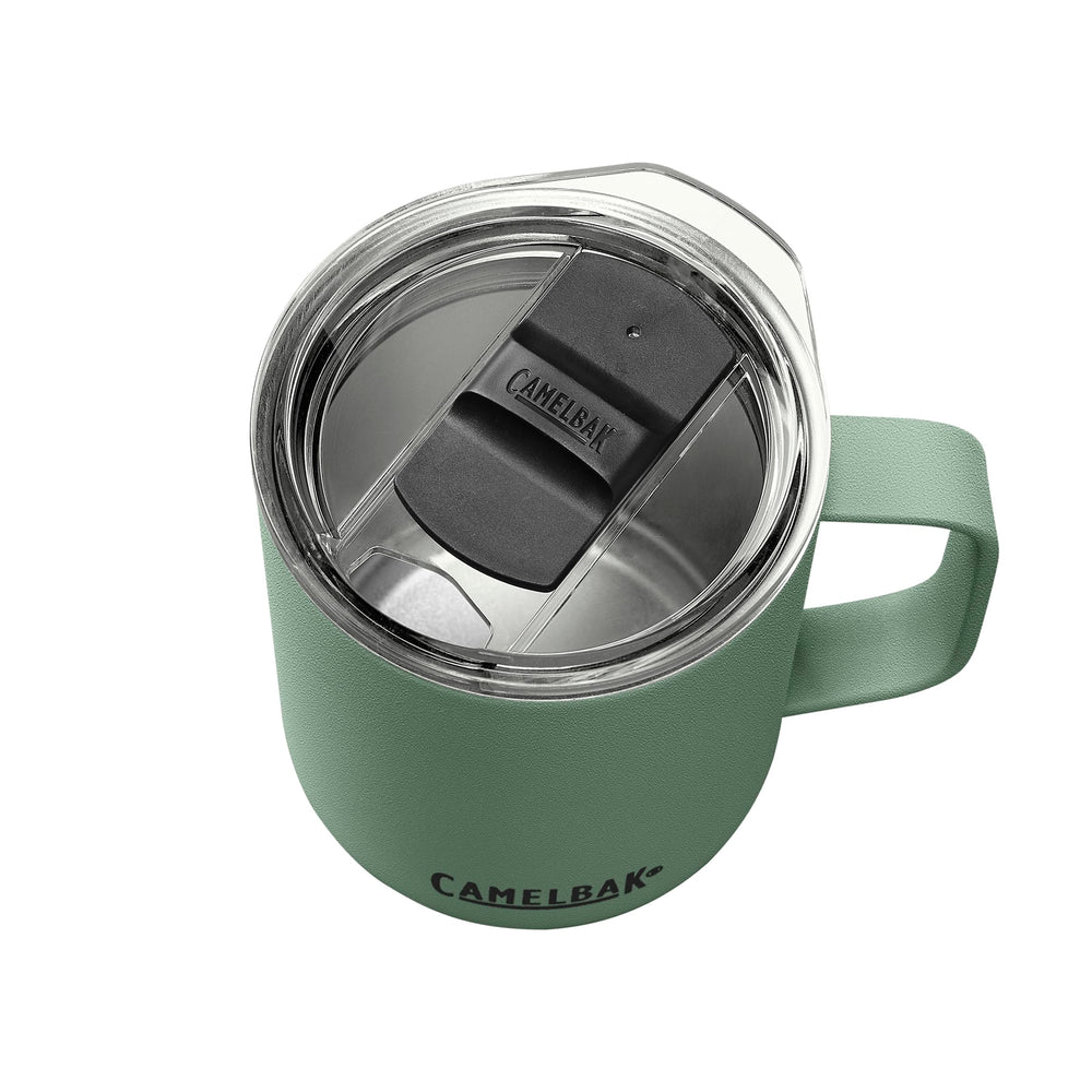 CamelBak Horizon mug illustrating dishwasher-safe cleaning.
