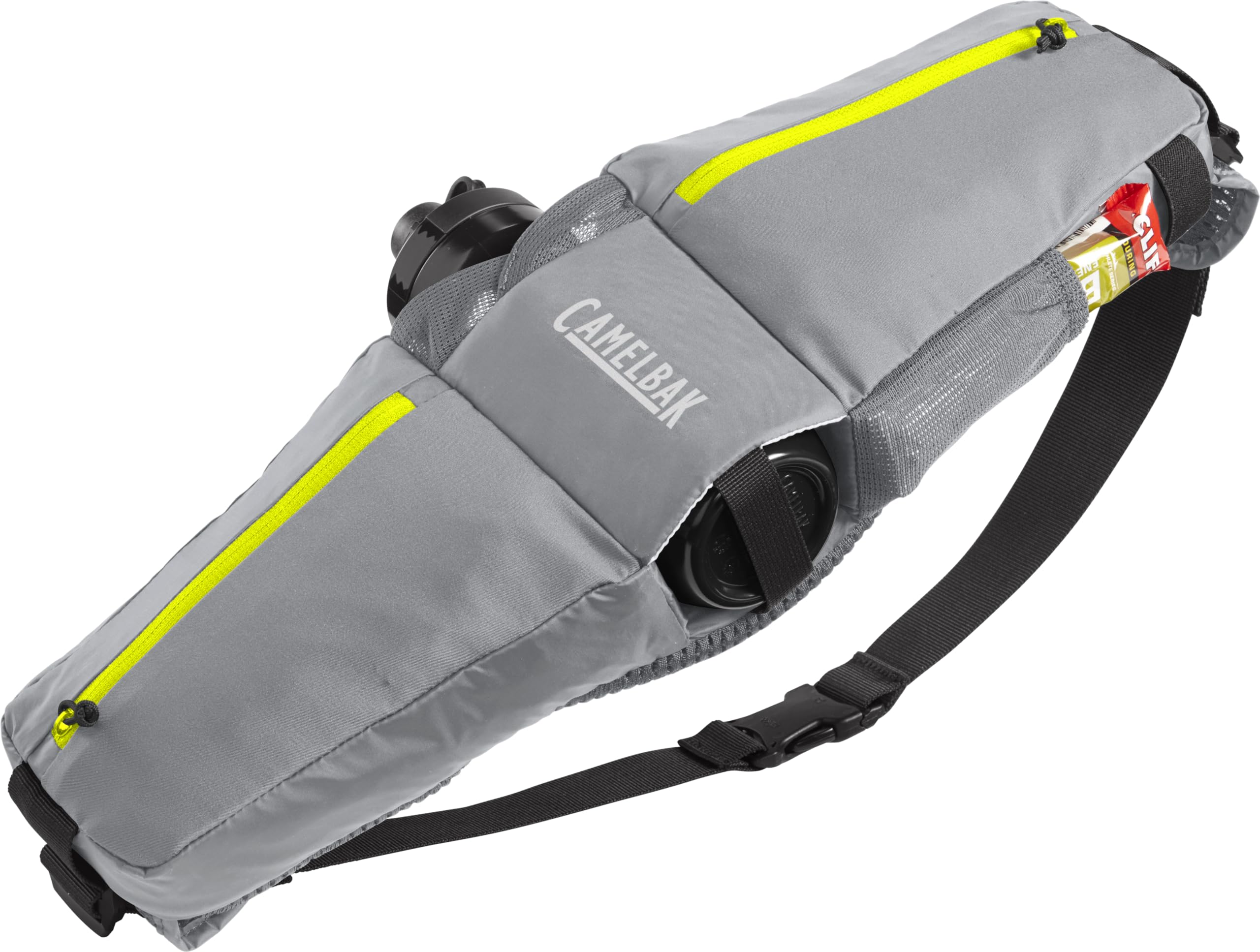 Integrated carry pockets keep tools and repair kit organized.