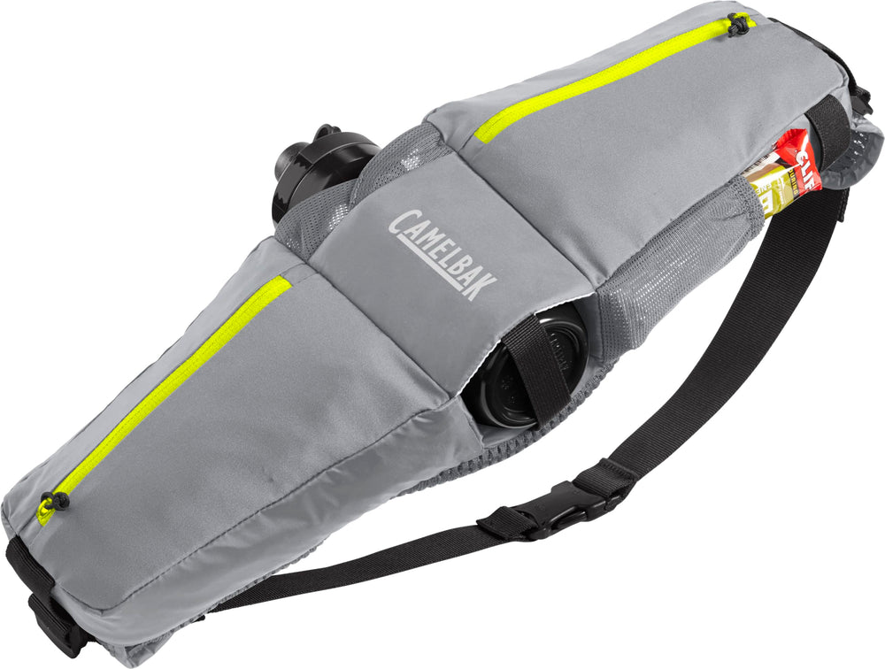 Integrated carry pockets keep tools and repair kit organized.