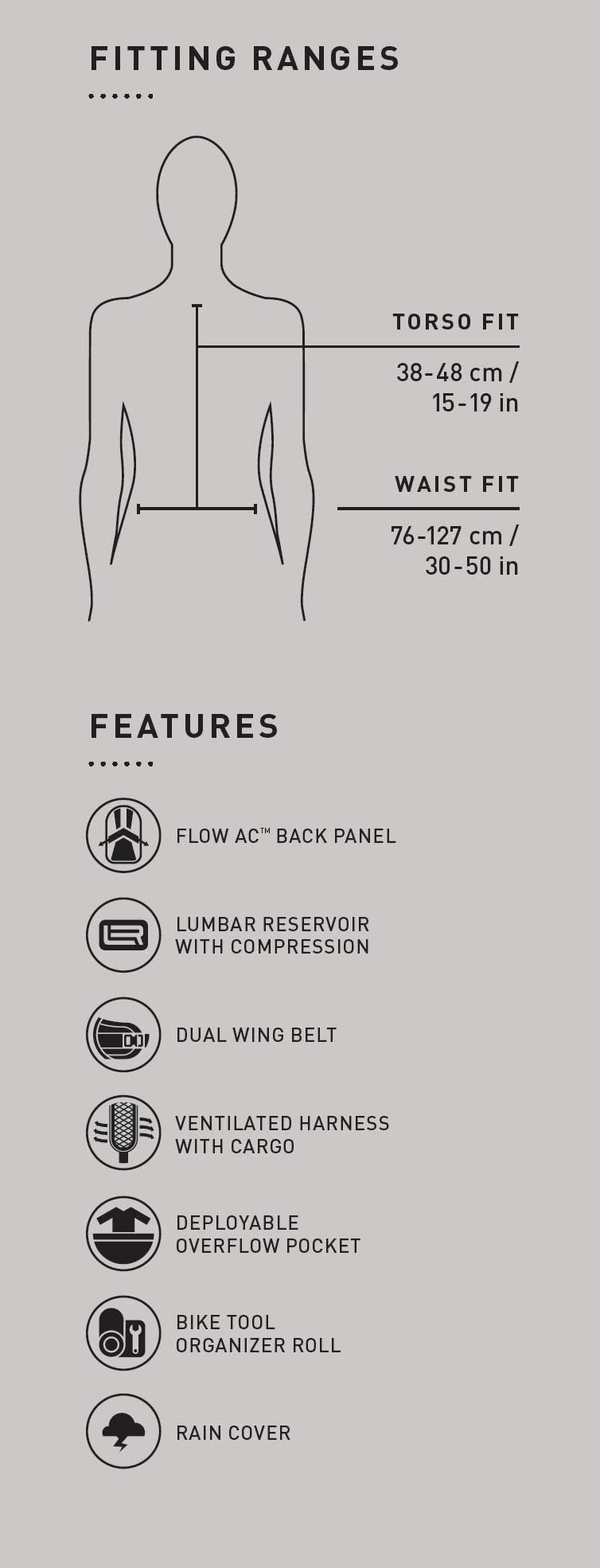 CamelBak L.U.X.E. LR14 charcoal/silver color for versatile daily adventures.